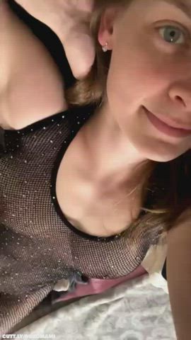 Boobs Catsuit Cute Pretty Pussy See Through Clothing Sheer Clothes Teen Tits gif