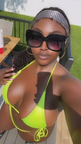 Big Tits Ebony Thick gif