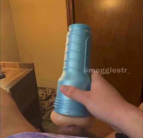 big dick cum cumshot fleshlight masturbating gif