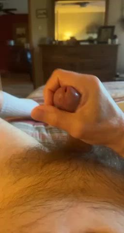 big dick cum cumshot daddy gay male masturbation orgasm gif