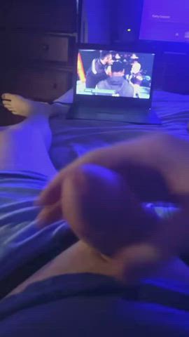 Amateur BWC Big Dick Cum Cumshot Jerk Off OnlyFans Redhead gif