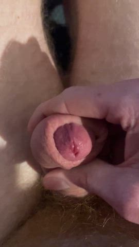 Soft dick leaking lots of precum then getting hard. It just keeps cumming sometimes…