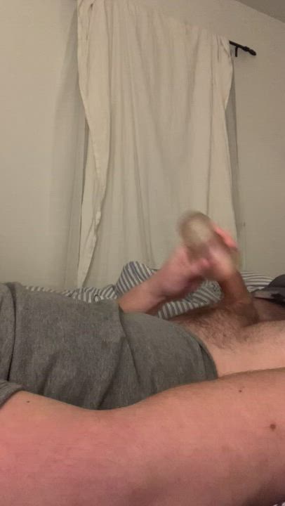 Solo jerking cum