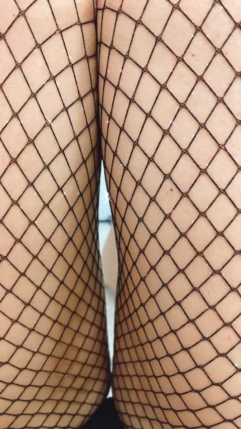 fishnet legs legs up masturbating mirror pussy spread solo spread tease teasing real-tease