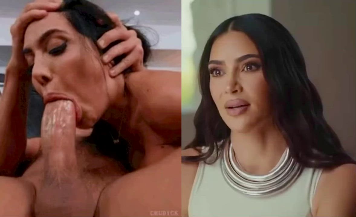 Celebrity Face Fuck Fantasy Kim Kardashian gif