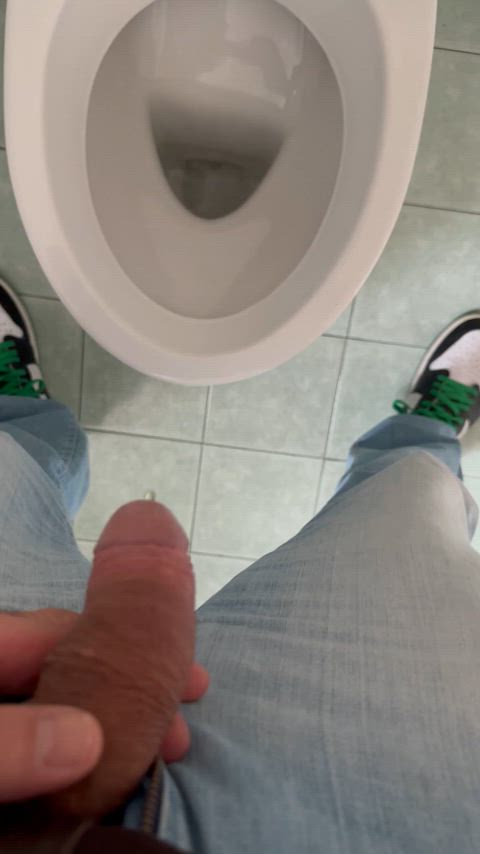 bisexual gay glory hole piss pissing public toilet gif