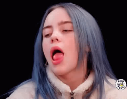 celebrity cock shock emo goth long tongue teen tongue tongue fetish gif