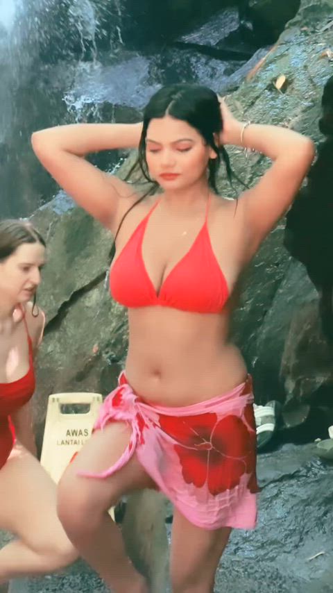 big tits bikini indian gif