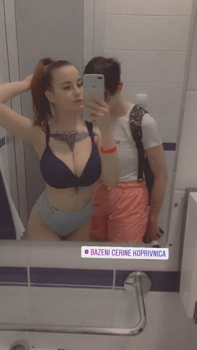 Babe Big Ass Big Tits Croatian Teen gif