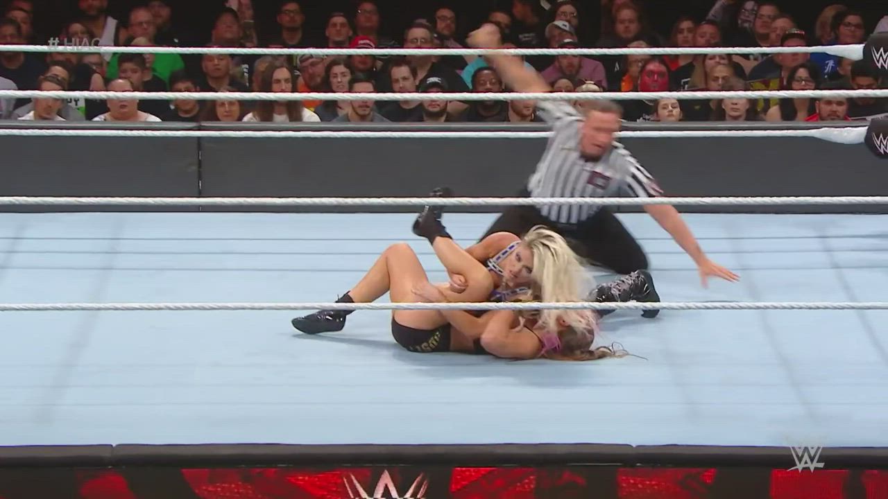 Big Tits Blonde Wrestling gif