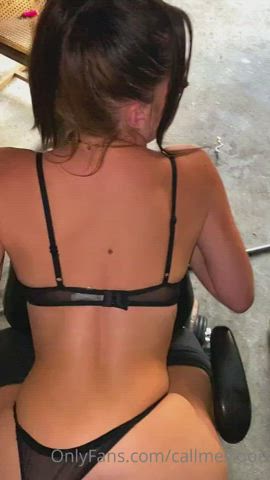 Chair Sex Doggystyle Lingerie gif