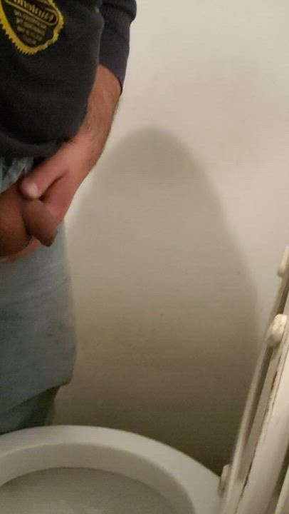 Amateur Homemade Pissing Solo Uncut gif