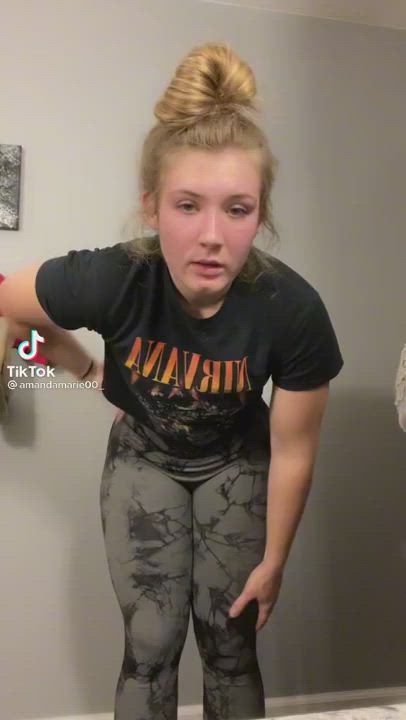 Ass Blonde TikTok gif