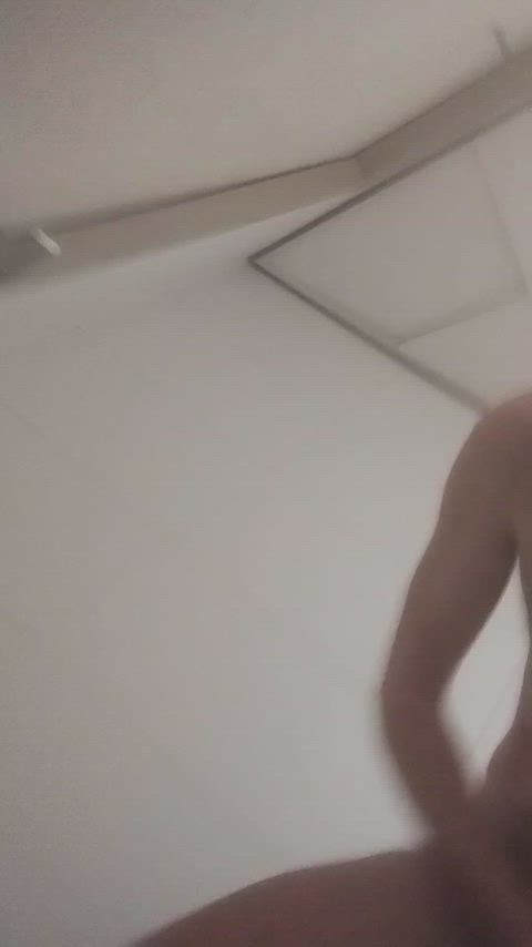 male male masturbation shower work gif