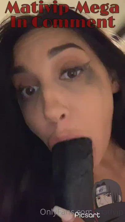 Huge Dildo Masturbating Pussy Porn GIF by itachiuciha