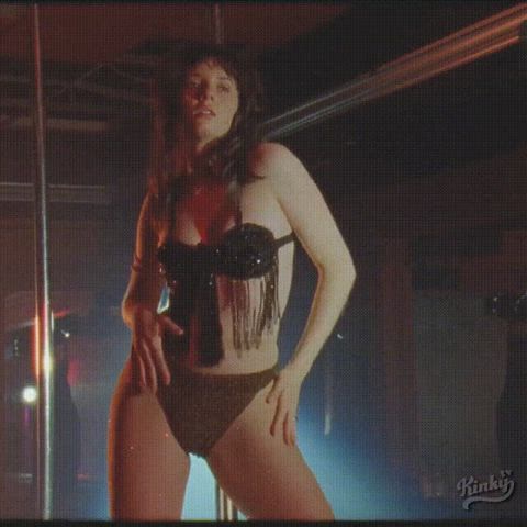 celebrity sexy stripper gif