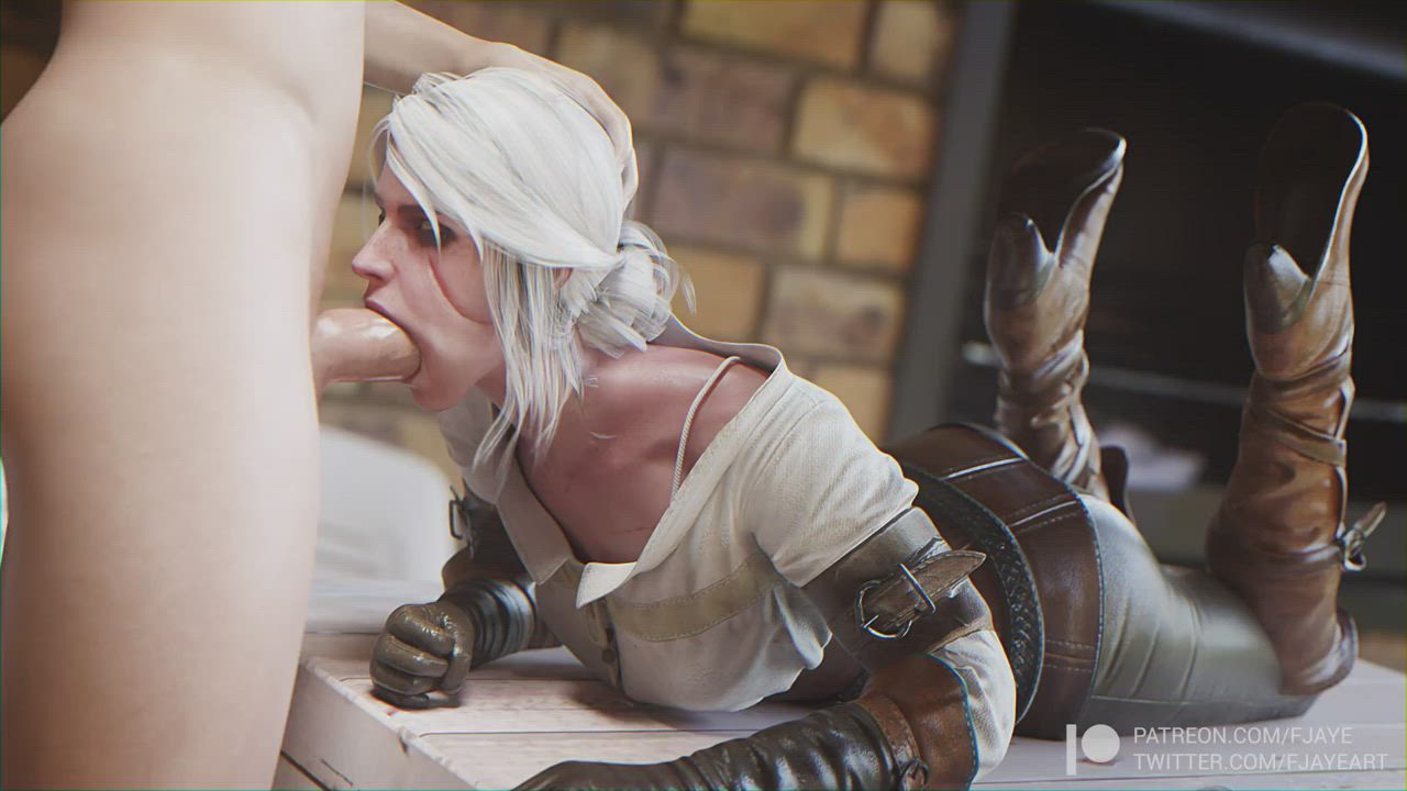 Ciri face-fucked (fjaye, Evilaudio) [The Witcher]