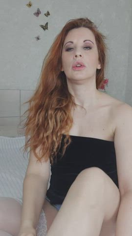 pawg pussy redhead gif