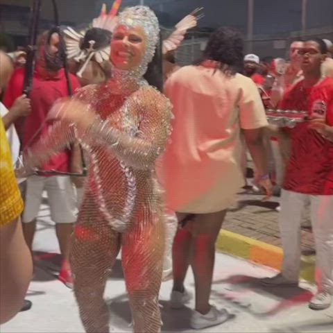 big ass big tits brazilian celebrity dancing jiggling milf see through clothing thick