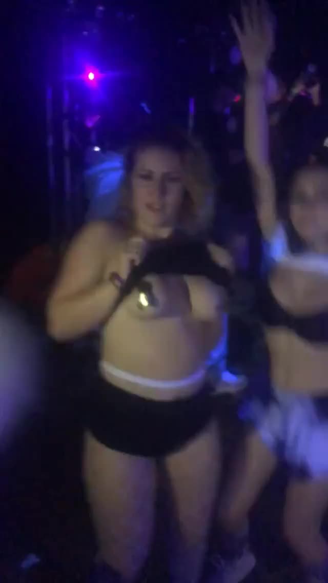 Dancing with their tits out
