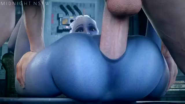 Liara gets huge cock in her ass