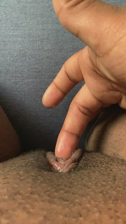 Clit Hairy Wet Pussy gif