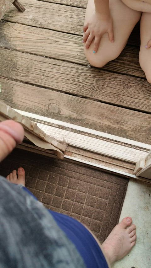 I love being a back porch piss slut [oc]