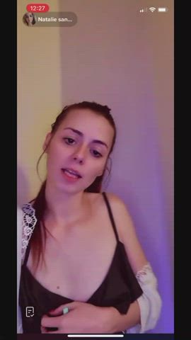 accidental nipple nipples nipslip tiktok gif