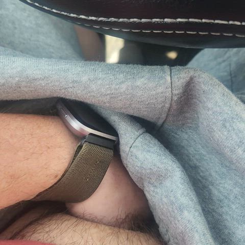 Nothing like jerking it in public