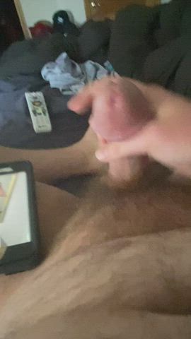 Cock Cum Jerk Off NSFW Naked Nude OnlyFans Solo USA gif