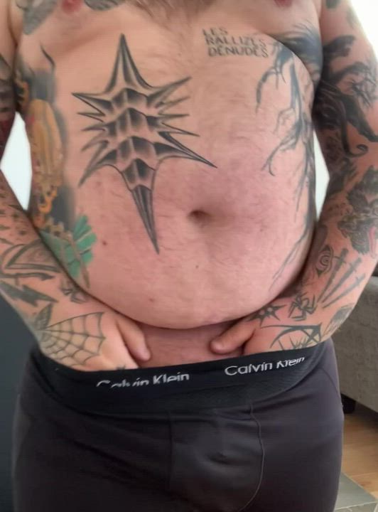 Cock Tattoo Tease gif