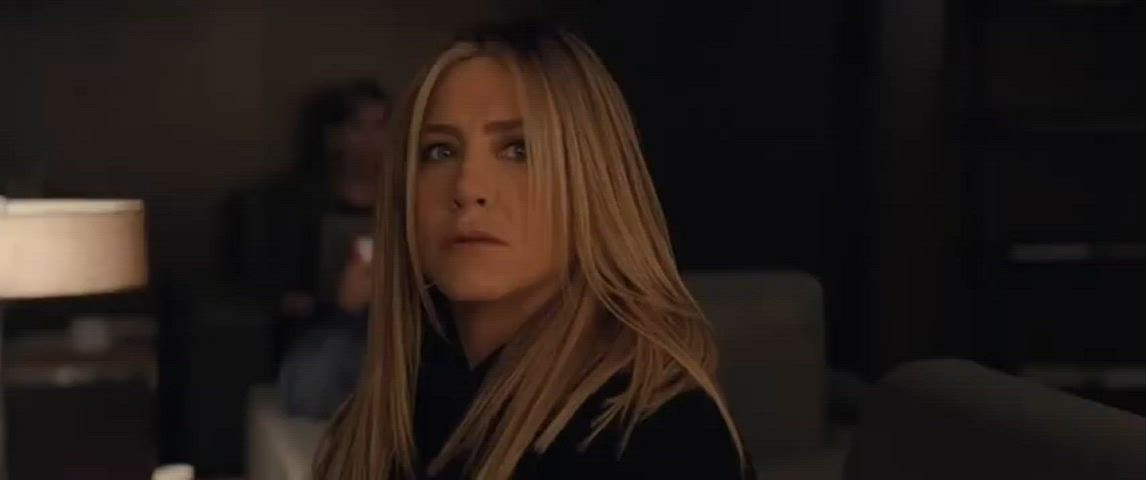 celebrity dirty talk jennifer aniston reaction talking dirty gif