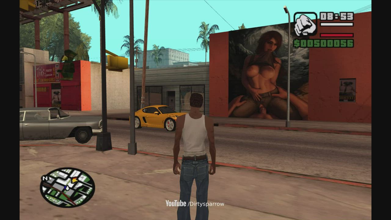 Lara on top (LumiNyu) Poster in GTA San Andreas