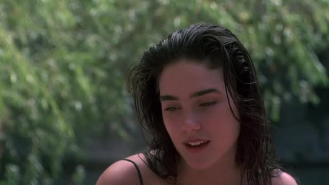 Jennifer Connelly - The Hot Spot (1990) - telling story of blackmailer approaching