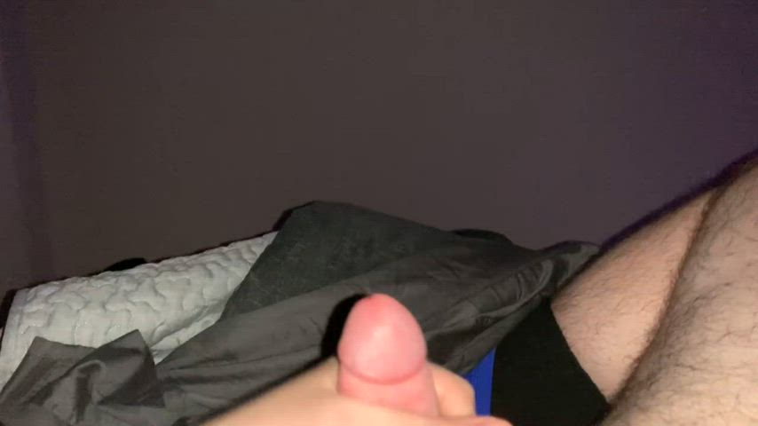 big dick masturbating cumshot chubby gif