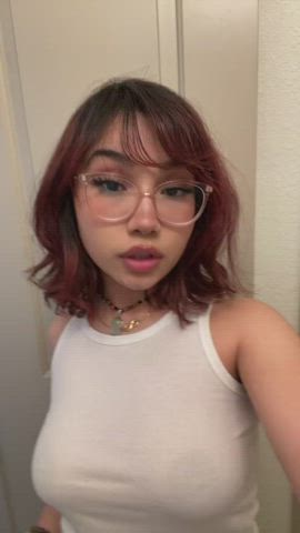 Asian Glasses TikTok gif