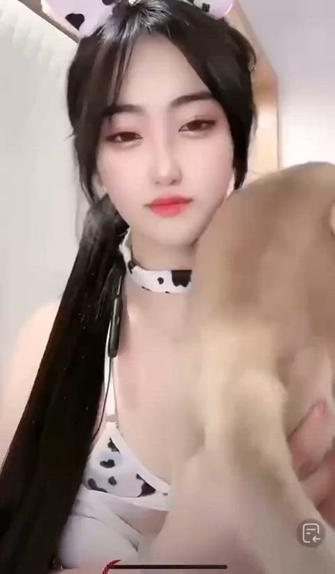 asian nipple nipslip tits gif