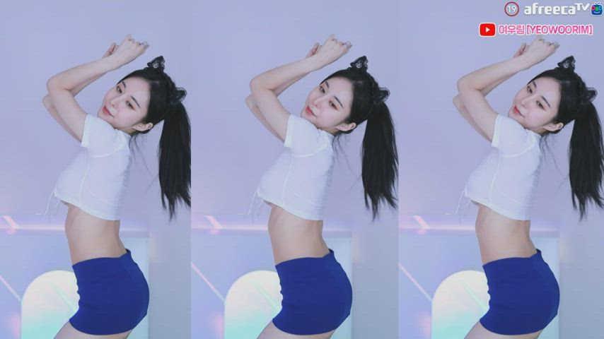 asian big tits cute dancing fake tits korean skirt gif