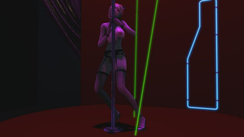 animation dancing pole dance gif