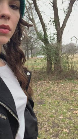 [f] Hurrying home before the rain starts