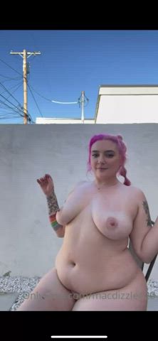 bbw candid chubby gif