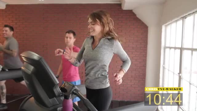 Aimee Teegarden running