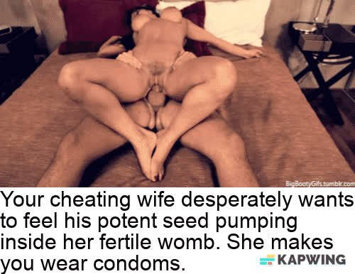 breeding caption cheating hotwife wife gif