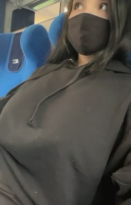 Big Tits Boobs Huge Tits Natural Tits Public Titty Drop gif