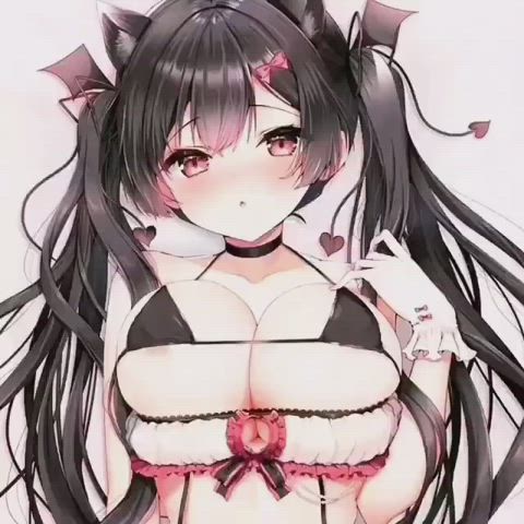 Animation Anime Big Tits Hentai Huge Tits r/Catgirls gif