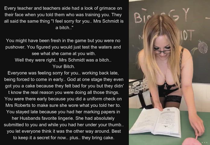 bull bully caption lingerie milf school schoolgirl story submissive teacher gif