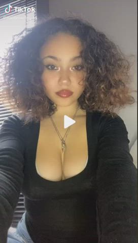 amateur big tits boobs cute latina natural tits teen tiktok tits gif