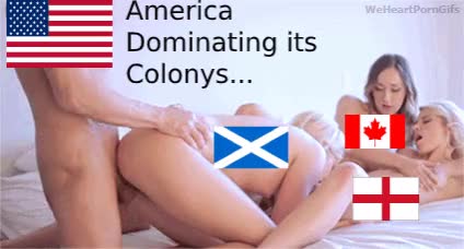 America Dominating its colonys...