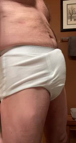 big dick cock daddy erection gay male masturbation masturbating underwear gif