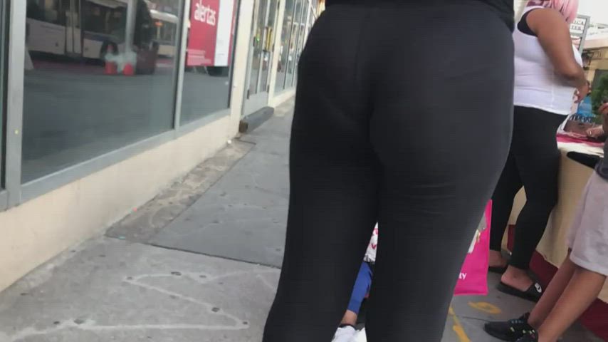 Candid Tight Ass White Girl gif
